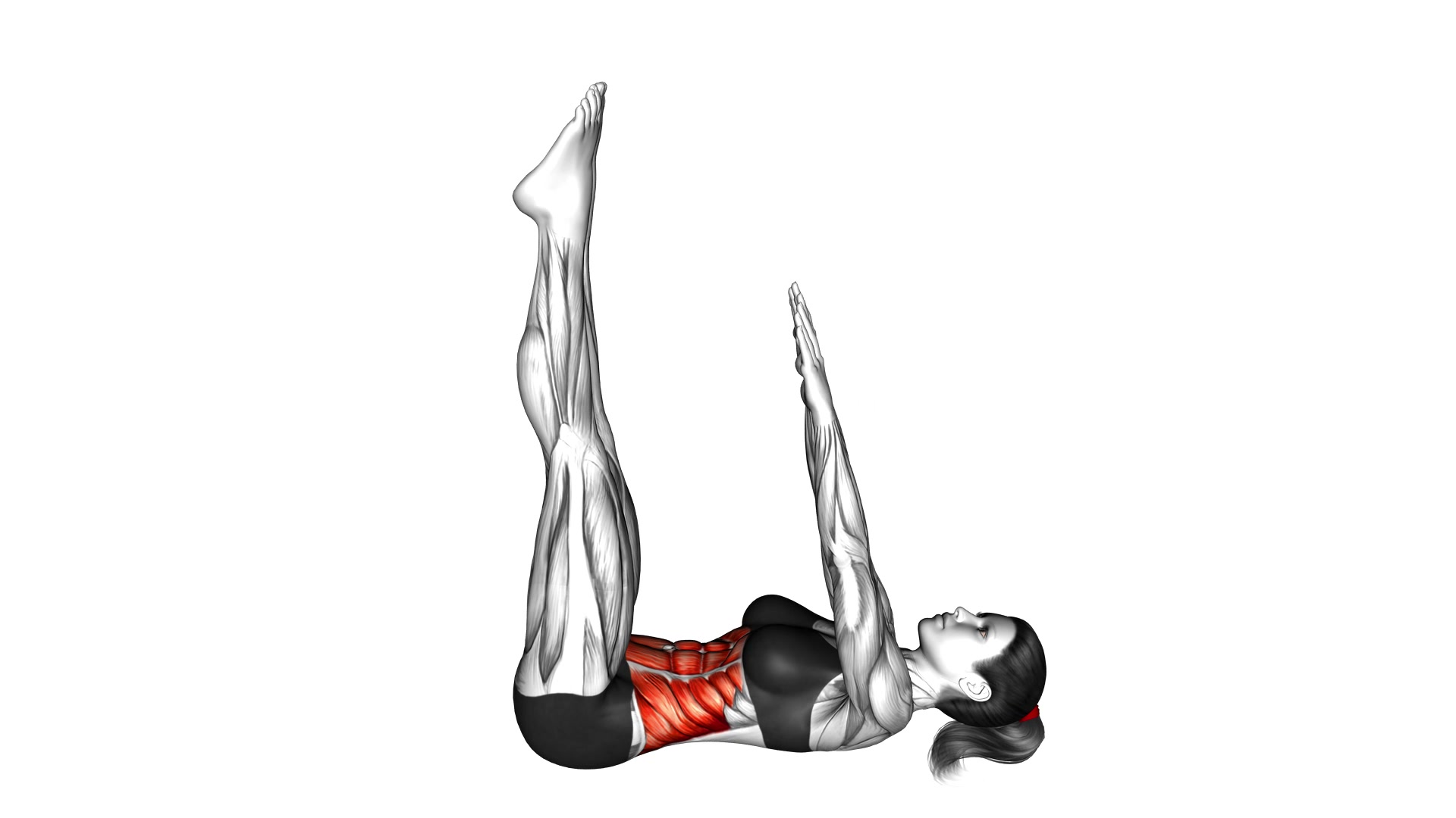 Straight-Leg Up Crunch demo