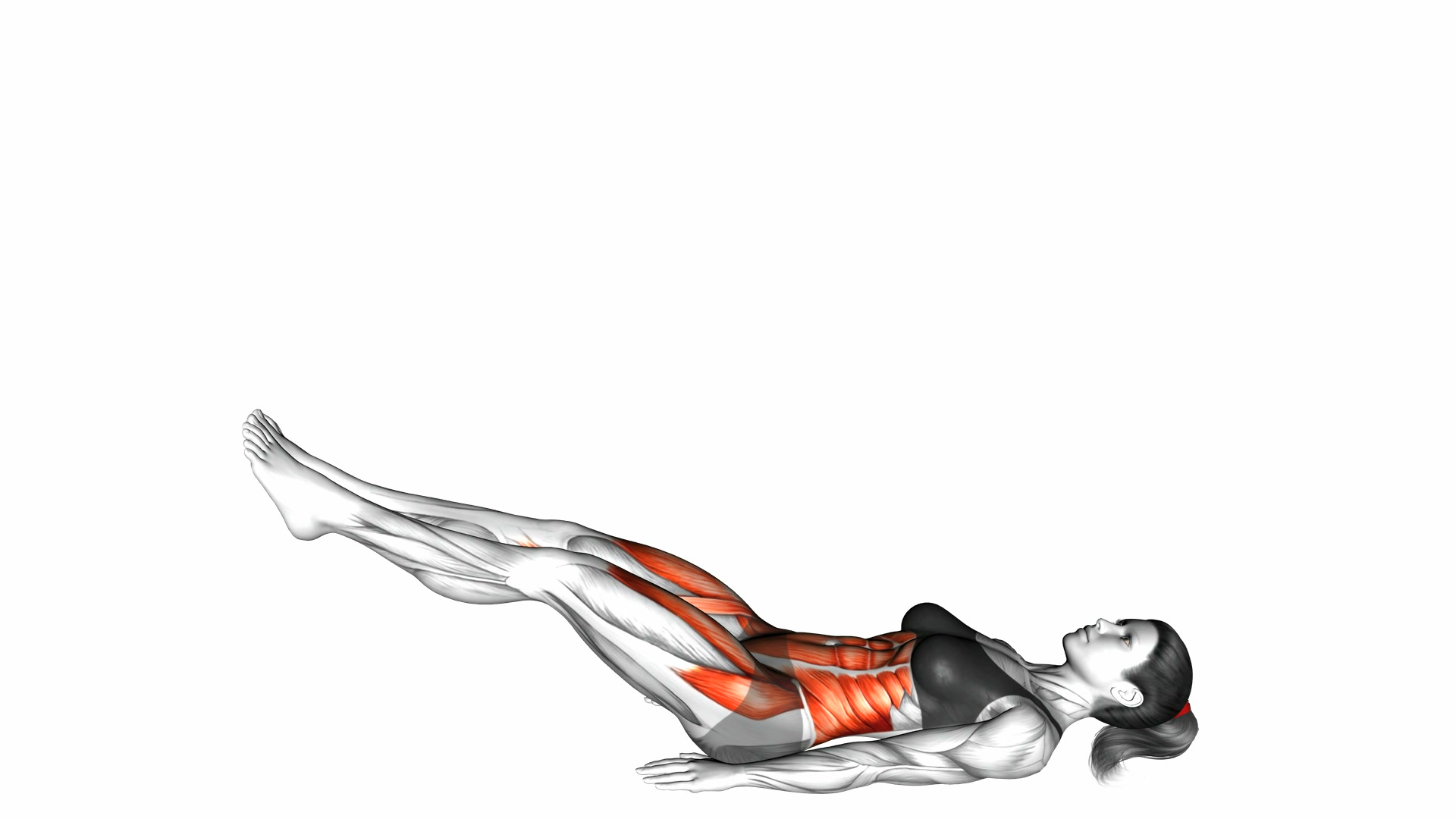 Leg Raise with Hip Lift demo
