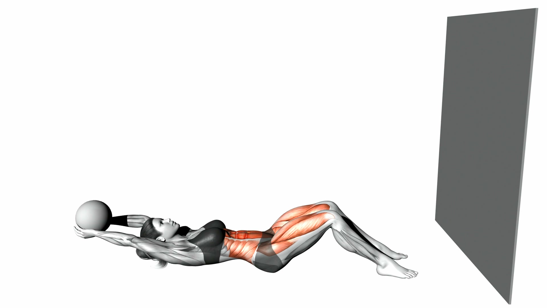 Medicine Ball Wall Sit-Up demo