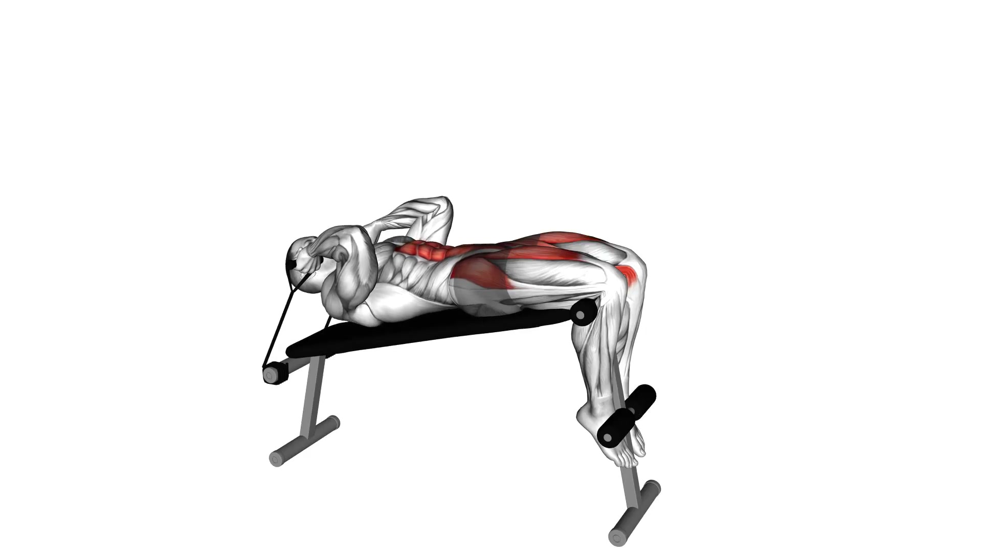 Band Resisted Decline Sit-Up