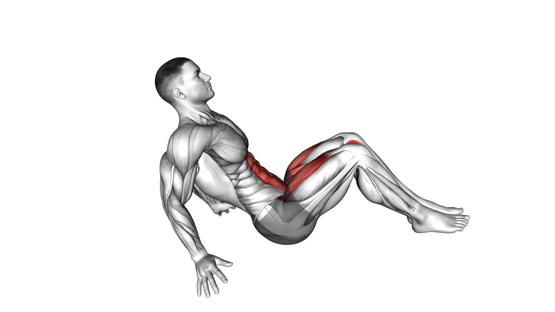Seated Boat Stretch demo